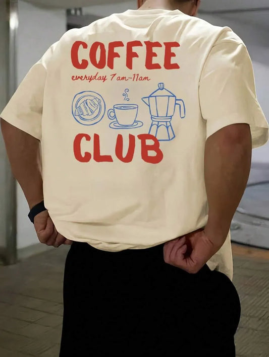 Oversize Coffee Club T-Shirt